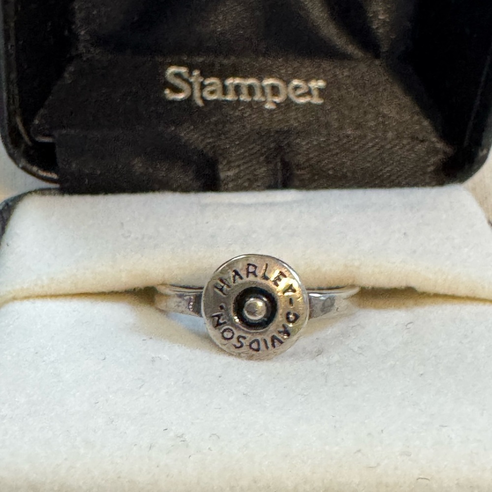Harley-Davidson Sterling Silver Minimalist Ring